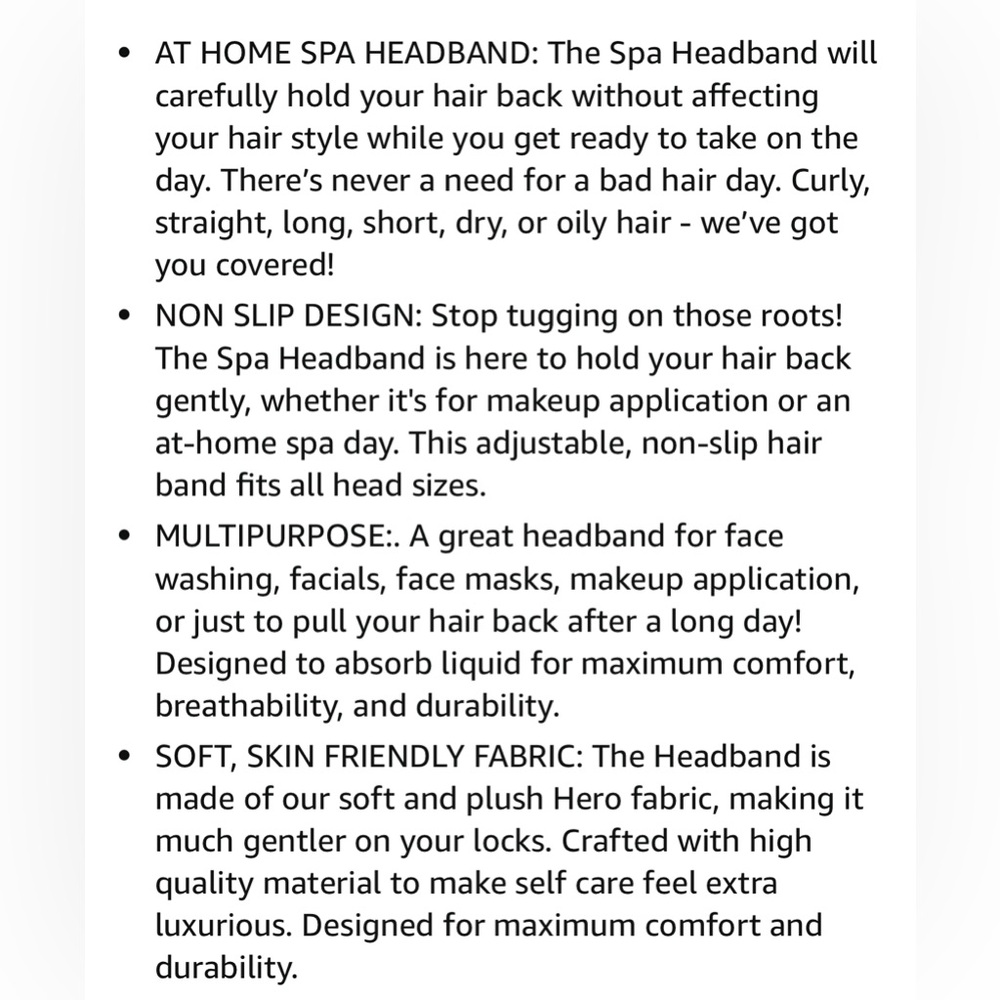 VOLO Spa Wrap - Salt White, size large, includes matching Headband! - Picture 4 of 6